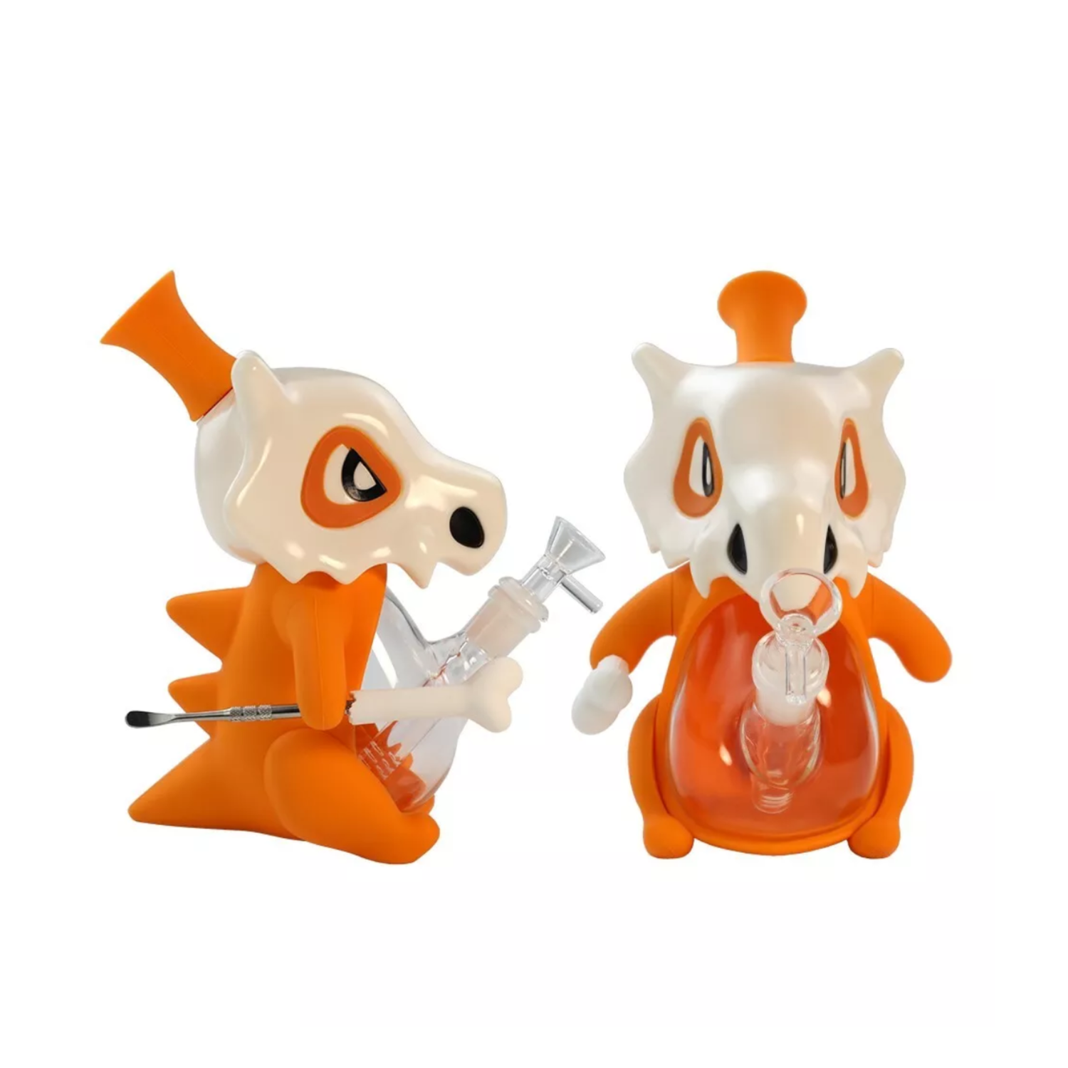 Pipa de Silicón de Cubone Naranja