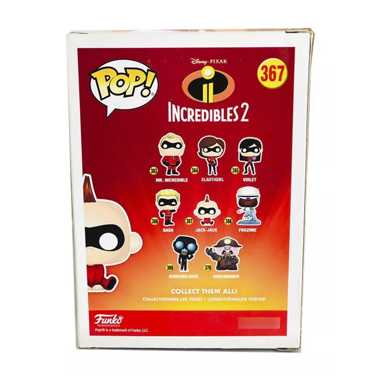 Funko Pop Jack Jack Exclusivo Game Planet Cabeza Plateada