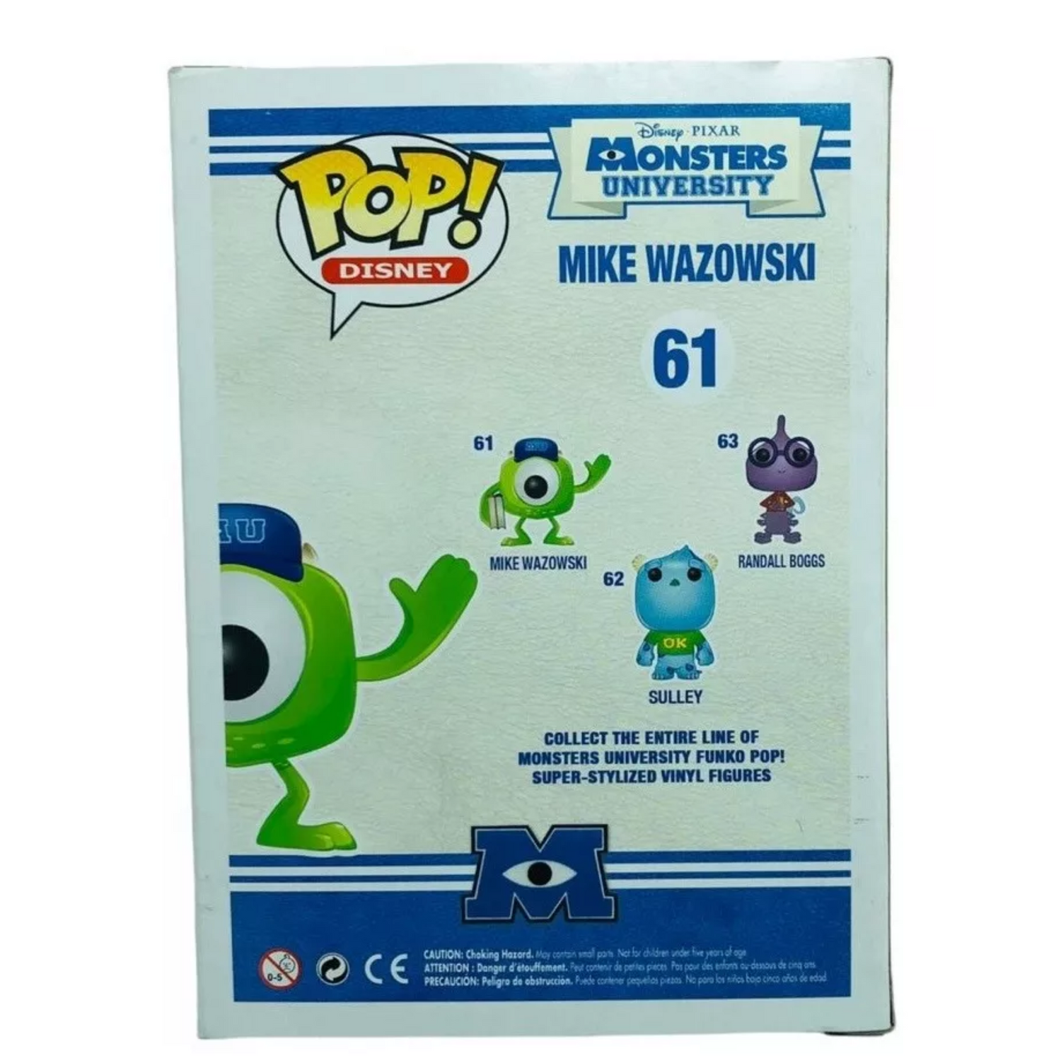 Funko Pop Mike Wazowski Disney Monsters Metálico 480 Piezas Sdcc