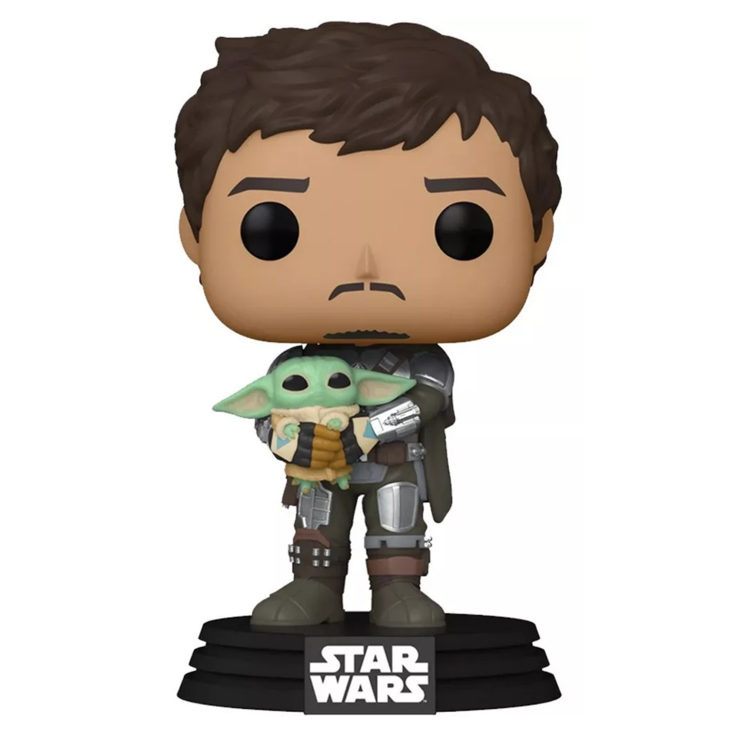 Funko Pop The Mandalorian With Grogu 461 Star Wars Yoda Bebe