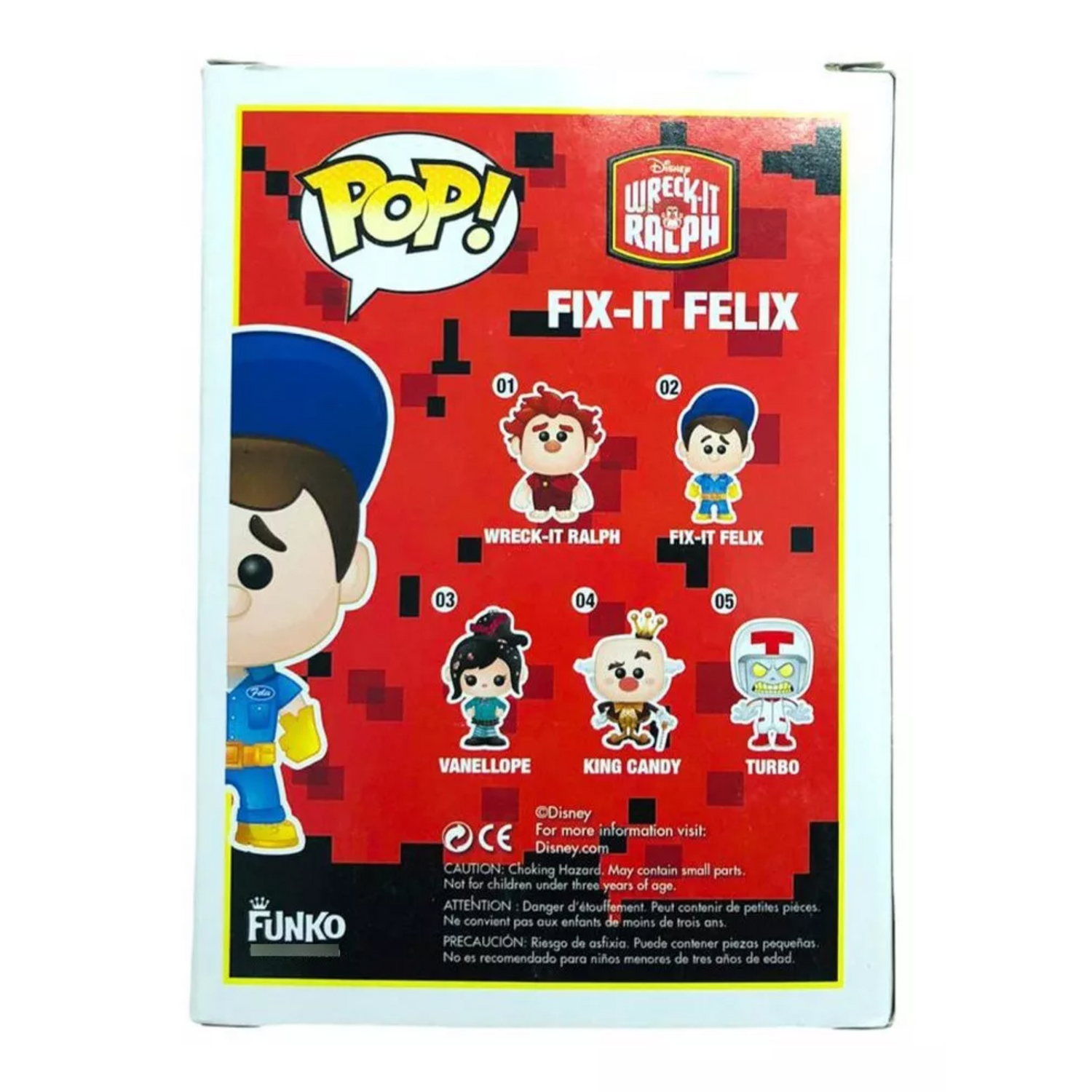 Funko Pop Felix Disney Ralph 2 Reparalo Fix It Demoledor