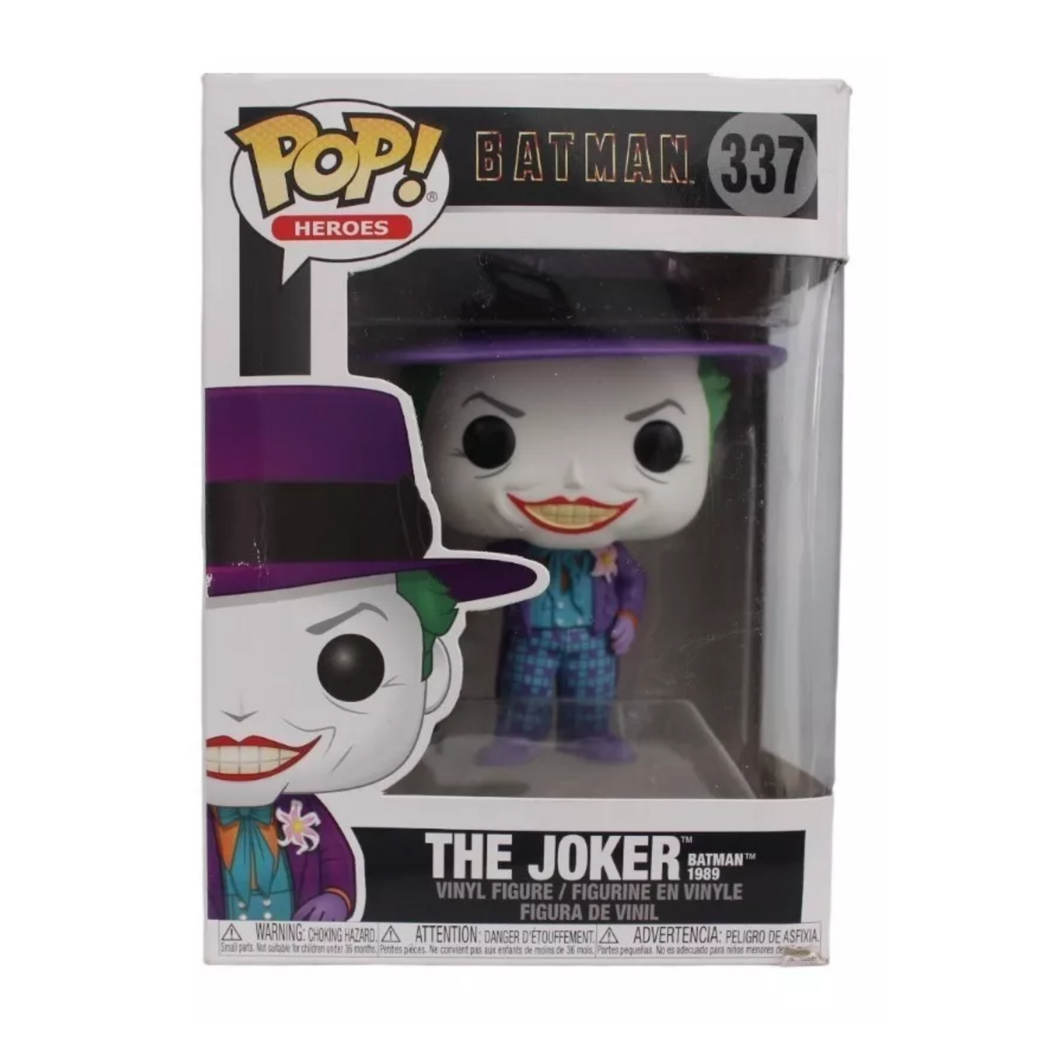 Funko Pop Dc Comics Joker Batman 337 Heroes Payaso Caja Lastimada