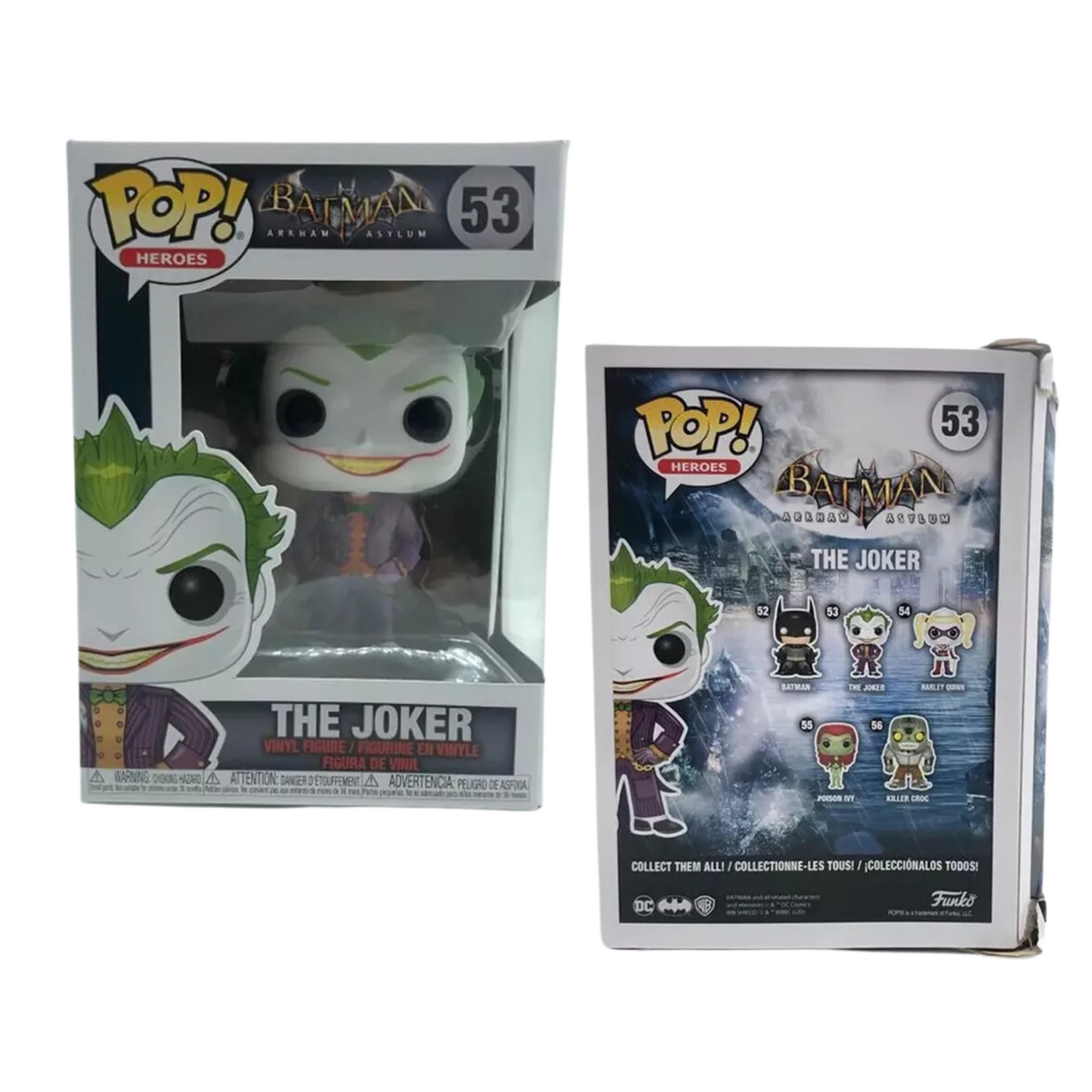 Funko Pop Batman Arkham Asylum The Joker Lastimado