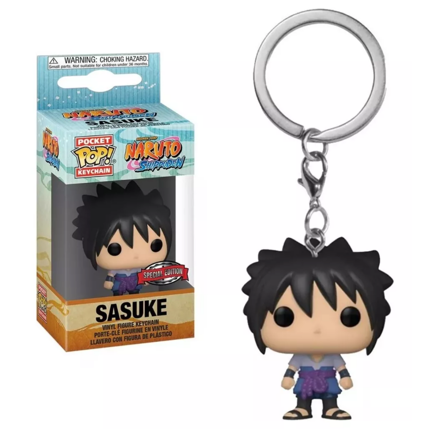 Funko Pop Sasuke Pocket Llavero Exclusivo Naruto