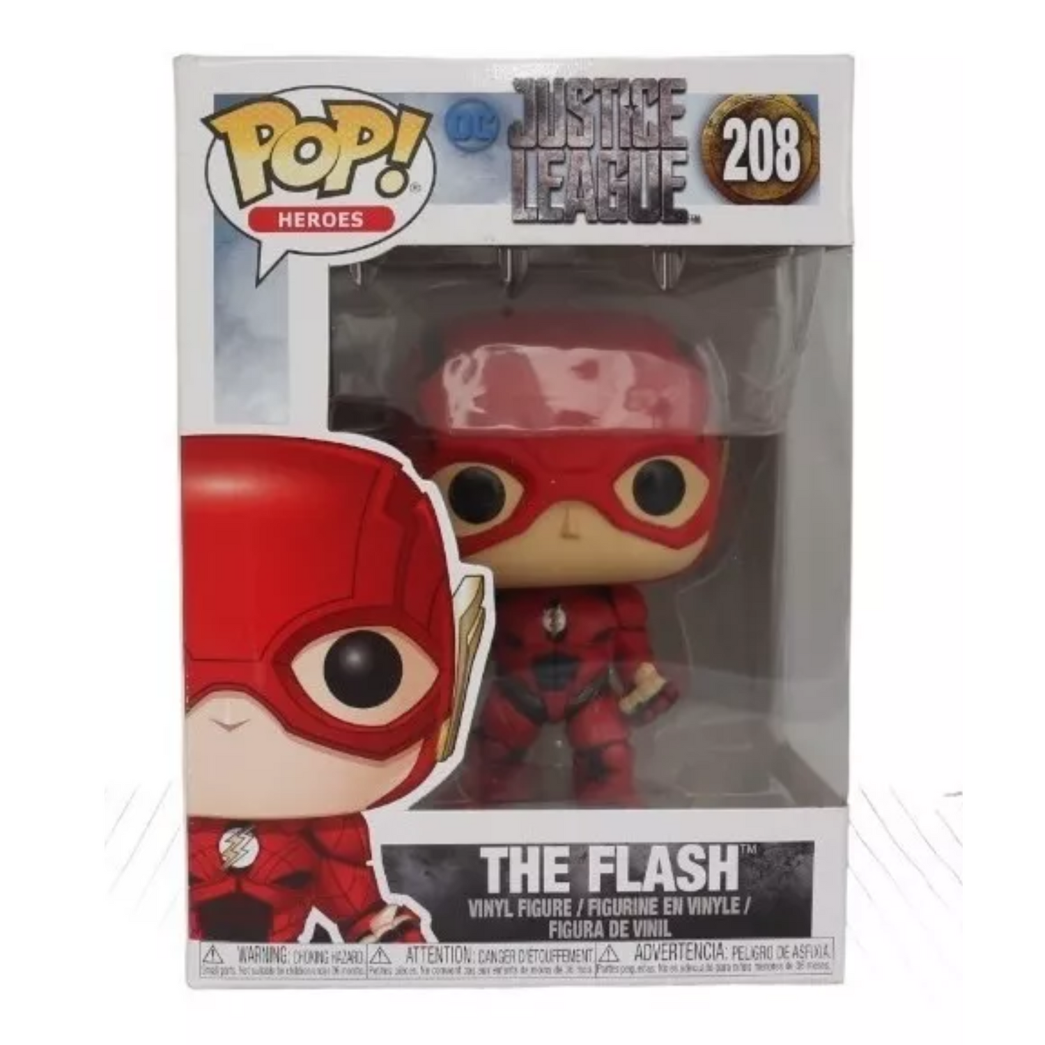 Funko Pop Dc Comics Justice Liga League 208 Flash Caja Lastimada