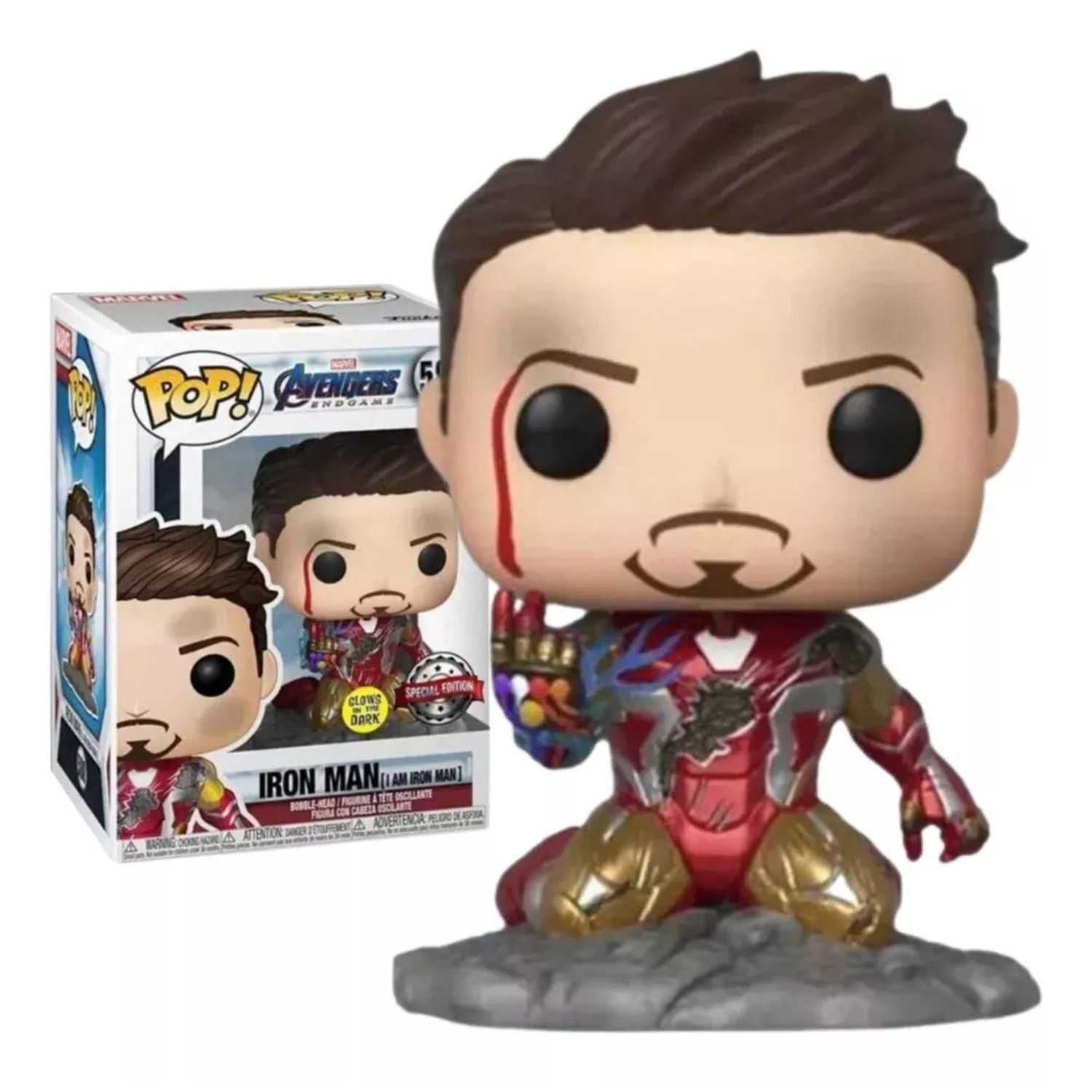 Funko Pop Iron Man Glow In The Dark Special Edition