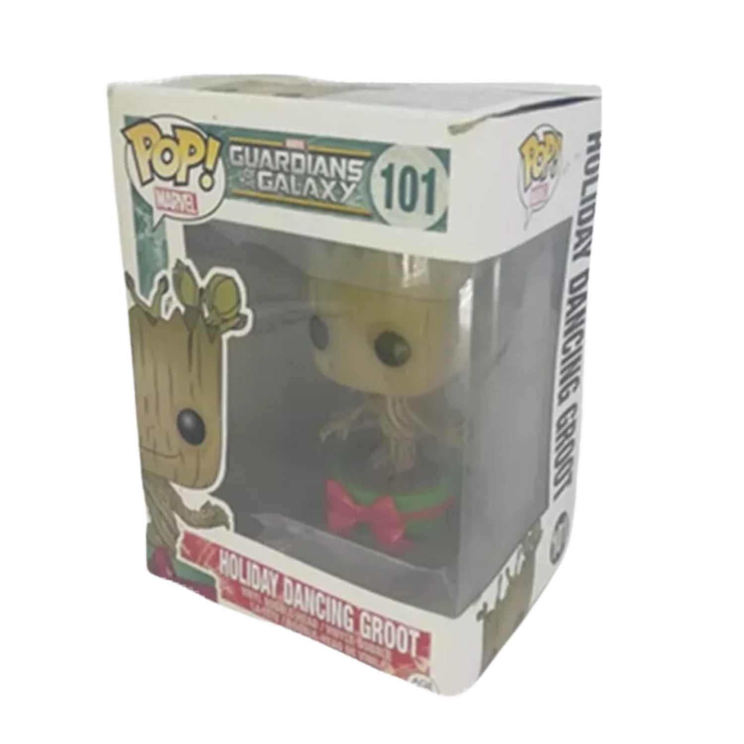 Funko Pop Holiday Dancing Groot 101 Caja Dañada Marvel