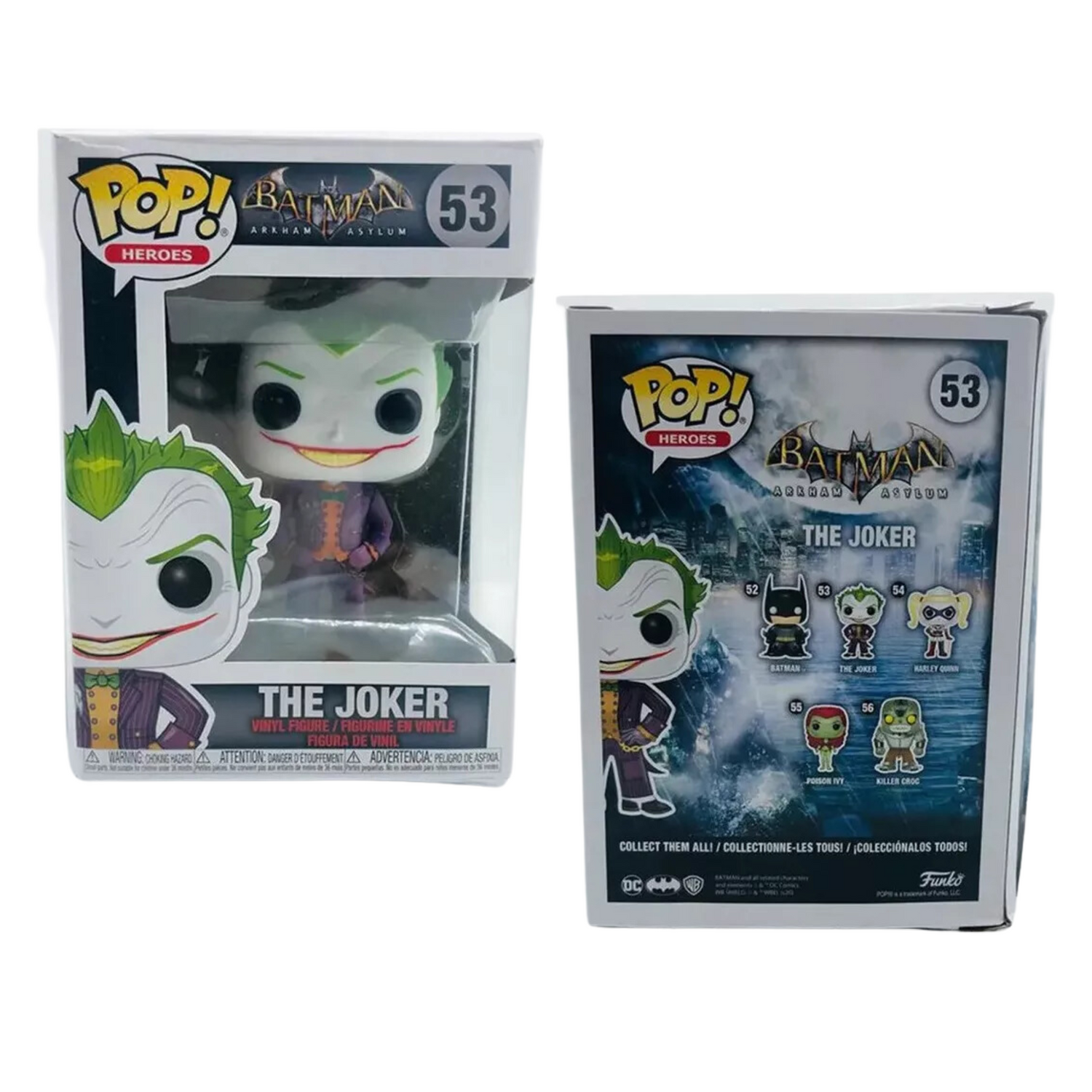 Funko Pop Batman Arkham Asylum The Joker Caja Lastimada