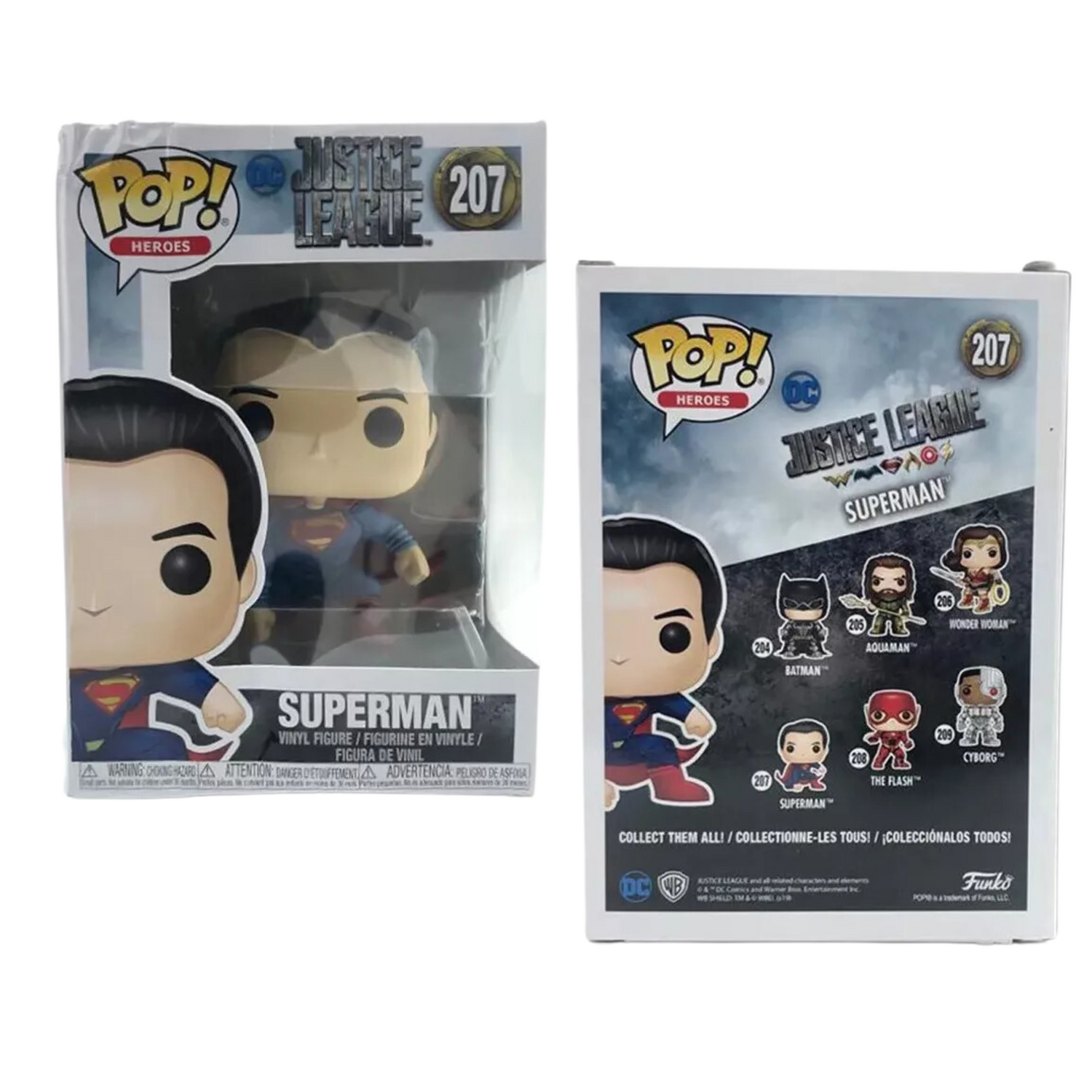 Funko Pop Superman De Justice League Movie Caja Lastimada