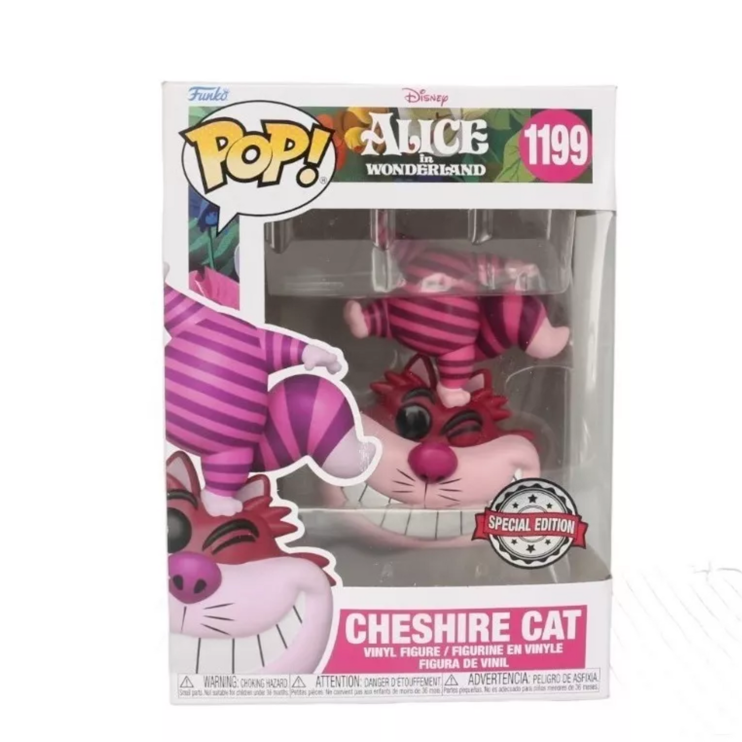 Funko Pop Disney Cheshire Cat Gato Alicia Caja Lastimada