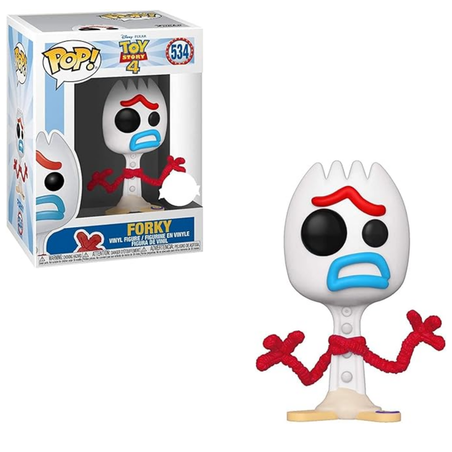 Funko Pop Forky 534 Exclusivo Disney Toy Story Triste Gamest