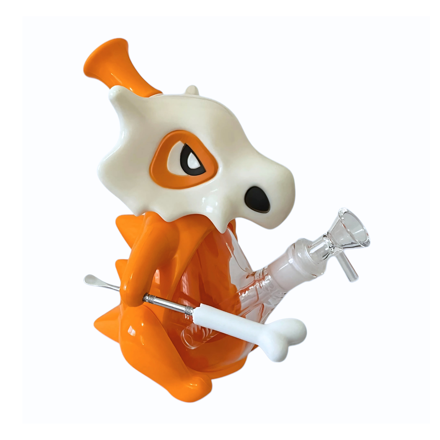 Pipa de Silicón de Cubone Naranja