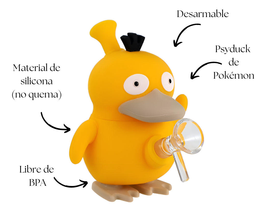 Psyduck Pato Pipa Silicon Figura Coleccion 13 Cm Duck